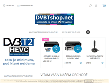 Tablet Screenshot of dvbtshop.net